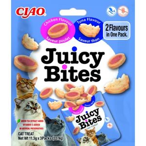 Inaba Cat Juicy Bites Tonhal-Csirke 3x11,3g 