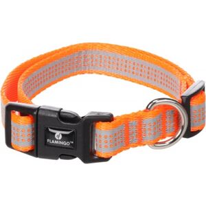 Flamingo nyak&ouml;rv Fluo narancss&aacute;rga M (40-55 cm)